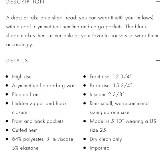 NWT Alice and Olivia CHAD ASYMMETRICAL SHORT - Picture 8 of 8